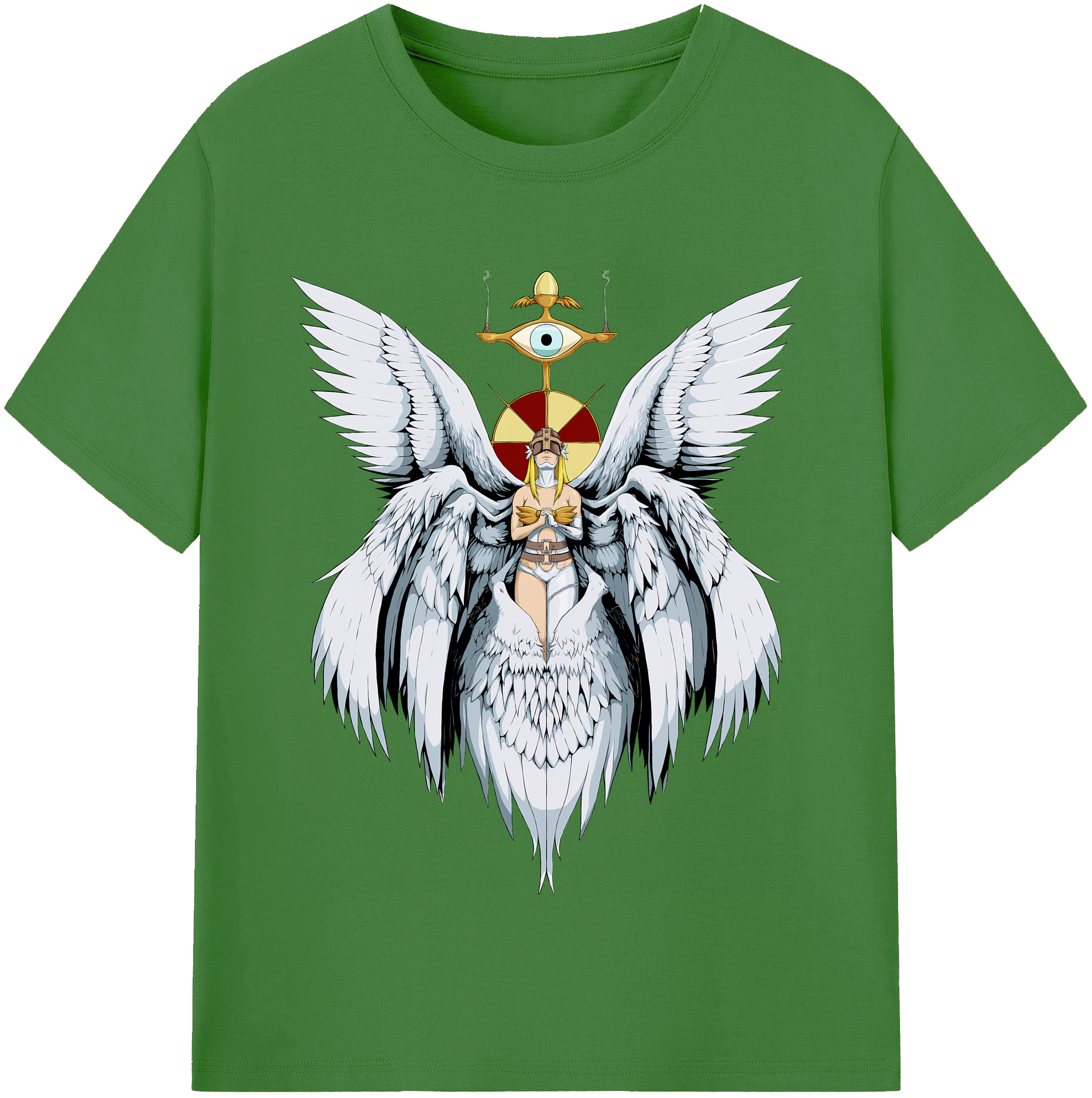 （画像用） Digimon デジタルモンスター/デジモン レディースカジュアルプリントTシャツ（綿100％）